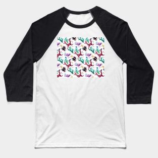 Cat and Fox Baseball T-Shirt